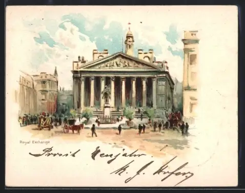 Lithographie London, Royal Exchange