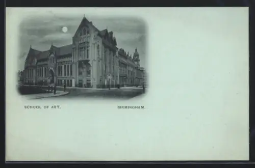 Mondschein-AK Birmingham, School of Art
