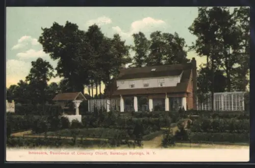 AK Saratoga Springs, NY, Innescara, Residence of Chauncey Olcott