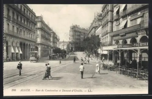 AK Alger, Rues de Constantine et Dumont-d`Urville