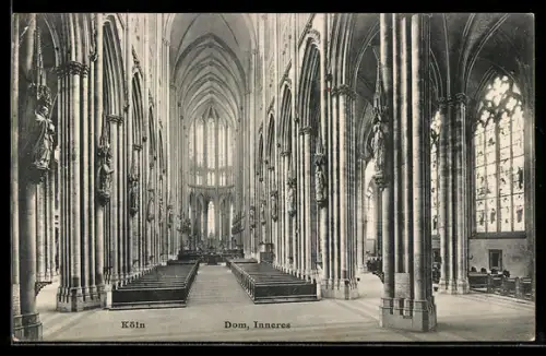 AK Köln am Rhein, Inneres vom Dom