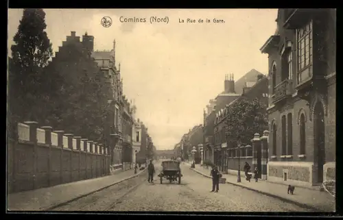 AK Comines, la rue de la Gare