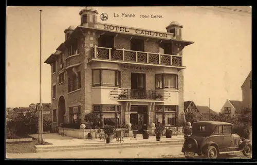 AK La Panne, Hotel Carlton