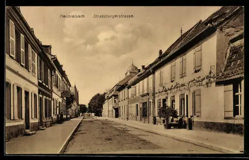 AK Neubreisach, Strassburgerstrasse