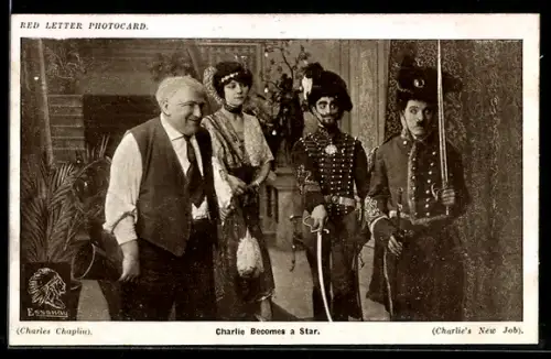 AK Charlie becomes a Star, Charles Chaplin