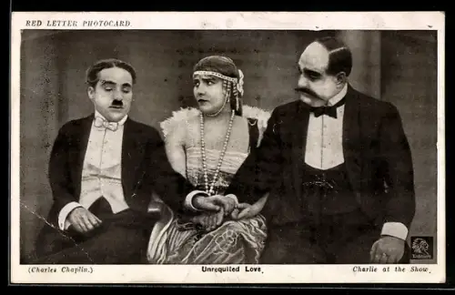 AK Charles Chaplin, Unrequited Love, Charlie at the Show