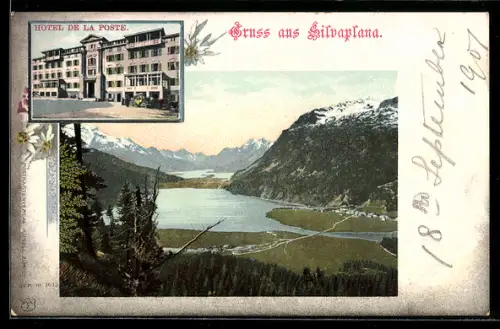 AK Silvaplana, Hotel de la Poste et le Lac