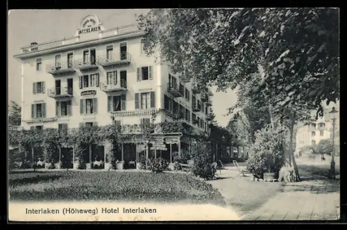 AK Interlaken / Höheweg, Hotel Interlaken
