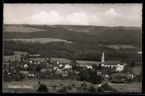 AK Leuggern /Aarg., Teilansicht mit Kirche