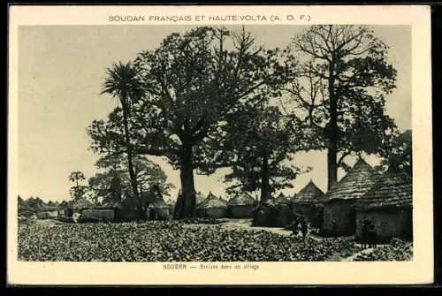 AK Soudan, Arrivee dans un village