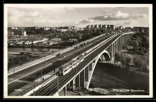 AK Stockholm, Skansbron, Strassenbahn