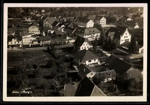 AK Seon /Aarg., Ortsansicht aus der Vogelschau