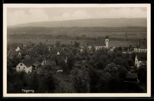 AK Tägerig, Teilansicht mit Kirche