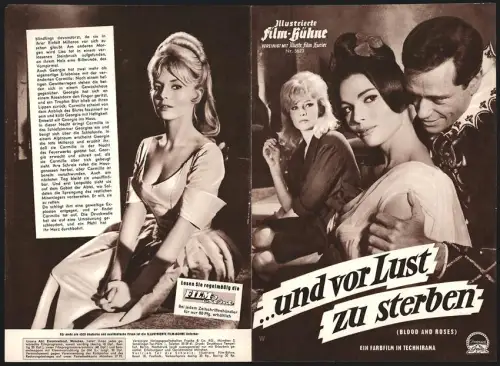 Filmprogramm IFB Nr. 5623, ...und vor Lust zu sterben, Mel Ferrer, Elsa Martinelli, Regie: Roger Vadim