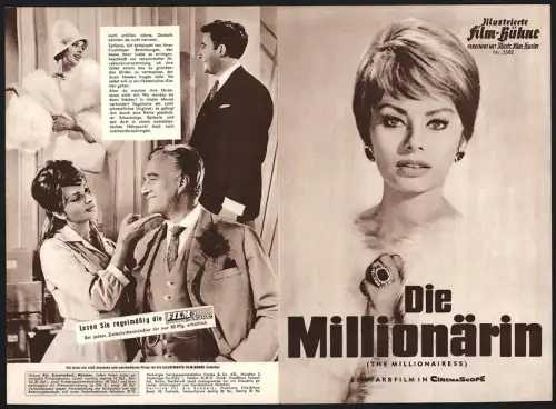 Filmprogramm IFB Nr. 5582, Die Millionärin, Sophia Loren, Peter Sellers, Regie: Anthony Asquith