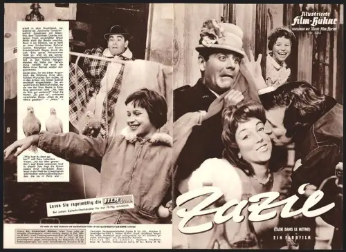Filmprogramm IFB Nr. 5563, Zazie, Philippe Noiret, Catherine Demongeot, Regie: Louis Malle