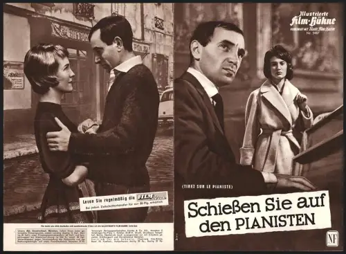 Filmprogramm IFB Nr. 5487, Schiessen Sie auf den Pianisten, Charles Aznavour, Marie Dubois, Regie: Francois Truffaut