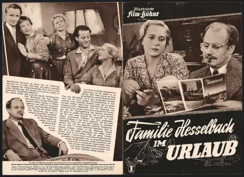 Filmprogramm IFB Nr. 2995, Familie Hesselbach im Urlaub, Wolf Schmidt, Elsa Knott, Regie: Wolf Schmidt