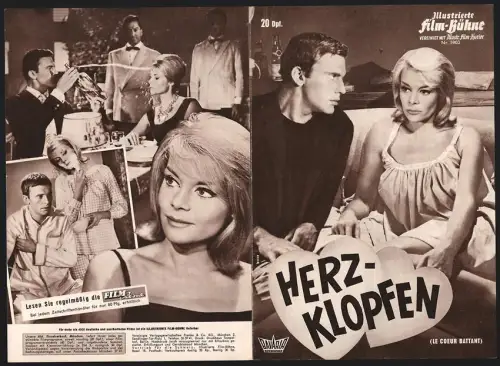Filmprogramm IFB Nr. 5903, Herzklopfen, HauptdarstellerFrancoise Brion, Jean-Loius Trintignant, Regie: Jean-Pierre Mocky