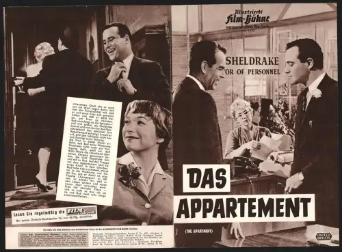 Filmprogramm IFB Nr. 5430, Das Appartement, Jack Lemmon, Shirley MacLaine, Regie: Billy Wilder