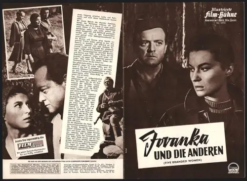 Filmprogramm IFB Nr. 5418, Jovanka und die Anderen, Silvana Mangano, Richard Basehart, Regie: Martin Ritt