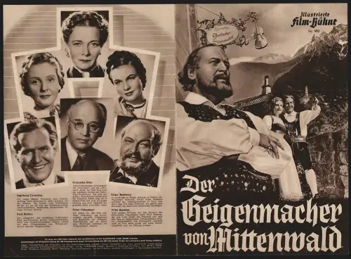 Filmprogramm IFB Nr. 980, Der Geigenmacher von Mittenwald, Cornelius, Richter, Regie: Rolf Schneider