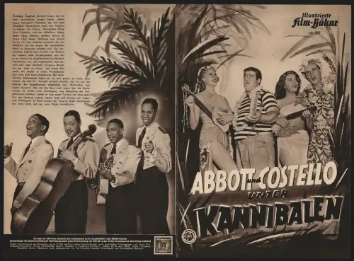 Filmprogramm IFB Nr. 975, Abbott und Costello unter Kannibalen, Bud Abbott, Lou Costello Regie: E. C. Kenton