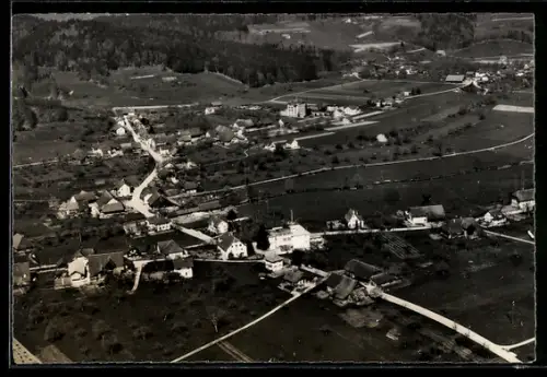 AK Staffelbach, Fliegeraufnahme des Ortes