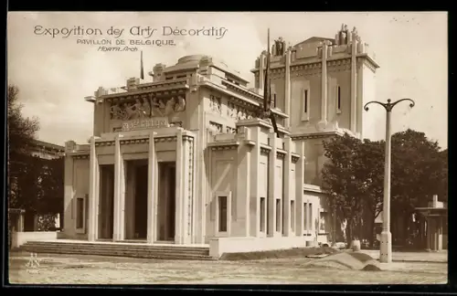 AK Paris, Exposition des Arts Decoratifs 1925, Pavillon de Belgique
