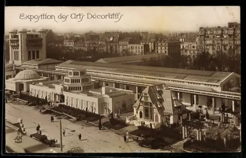 AK Paris, Exposition des Arts décoratifs 1925, Ansicht aus der Vogelschau