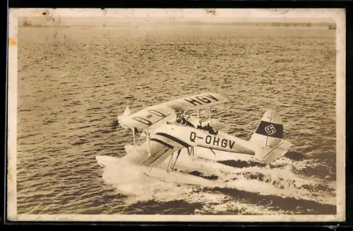 AK Wasserflugzeug Arado Ar 95 beim Start