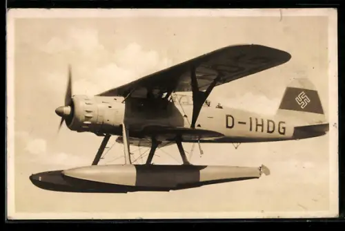 AK Wasserflugzeug Seeaufklärer Heinkel He 114, 