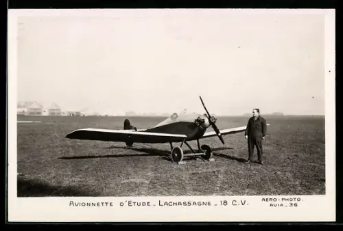 AK Avionette d`Etude Lachassagne 18 C.V., Klein-Flugzeug