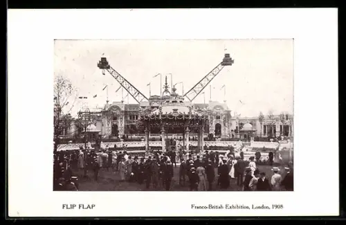 AK London, Franco-British Exhibition 1908, Flip Flap