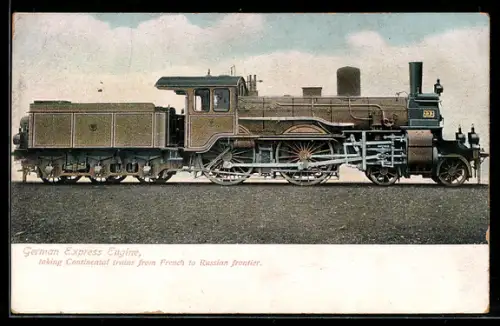 AK Eydtkuhnen, Express-Eisenbahn-Lokomotive Köln-Eydtkuhnen