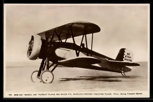 AK Flugzeug, Boeing Model 100 Pursuit Plane 200 Miles