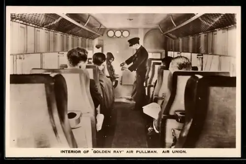 AK Interior of Golden Ray Air Pullman, Air Union