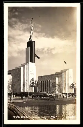 AK New York, World Fair, USSR Exhibition Building