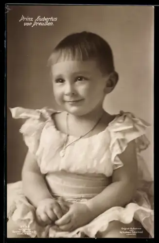 AK Prinz Hubertus von Preussen in jungen Jahren