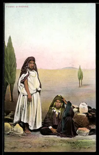 AK Femme Syrienne, arabische Volkstypen