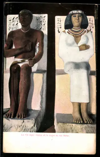 AK Le fils royal, Hotep et la dame du roi Nefer, Grabstätte