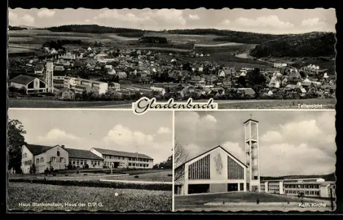 AK Gladenbach, Katholische Kirche, Haus Blankenstein, Haus der D. P. G.