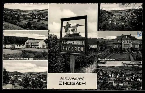 AK Endbach, Kneipp-Rheuma-Bad, Kurheim Haus Dennoch, Wegweiser