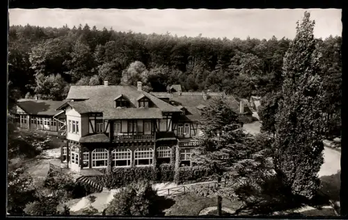 AK Saalburg /Ts., Hotel-Restaurant Saalburg am Römerkastell