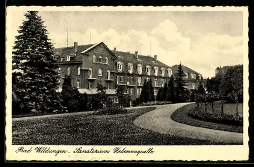 AK Bad Wildungen, Sanatorium Helenenquelle