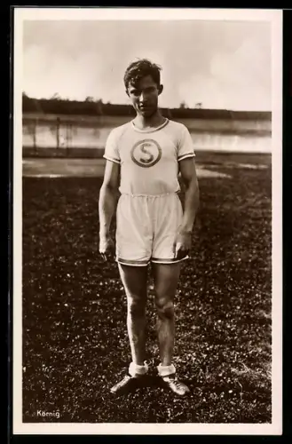 AK Leichtathlet Körnig in entspannter Pose
