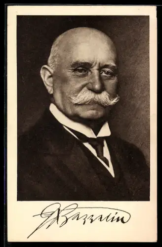 AK Portrait Ferdinand Graf von Zeppelin im Anzug