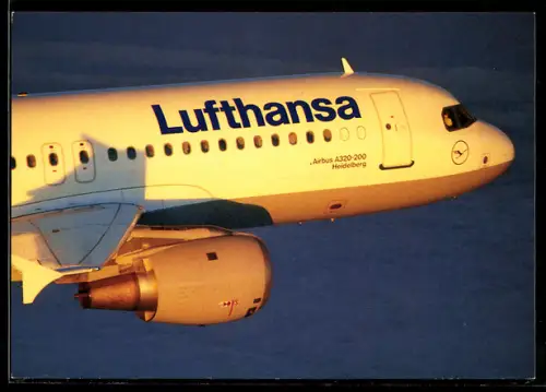 AK Lufthansa Airbus A320-200 im Flug