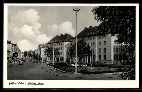 AK Giessen /Lahn, Partie am Ludwigsplatz