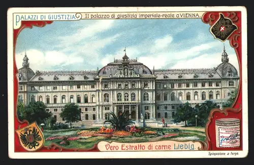 Sammelbild Liebig, Palazzi di Giustizia, Il palazzo di giustizia imperiale-reale a Vienna
